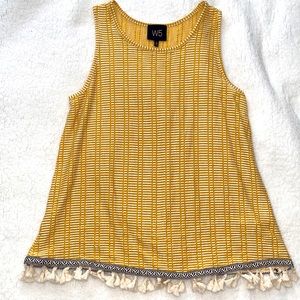 W5 Size Small Yellow Tank Top - NWOT
